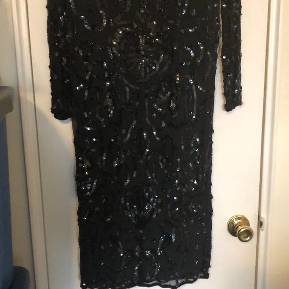 Black Sequin Dress - Picture 5 of 7